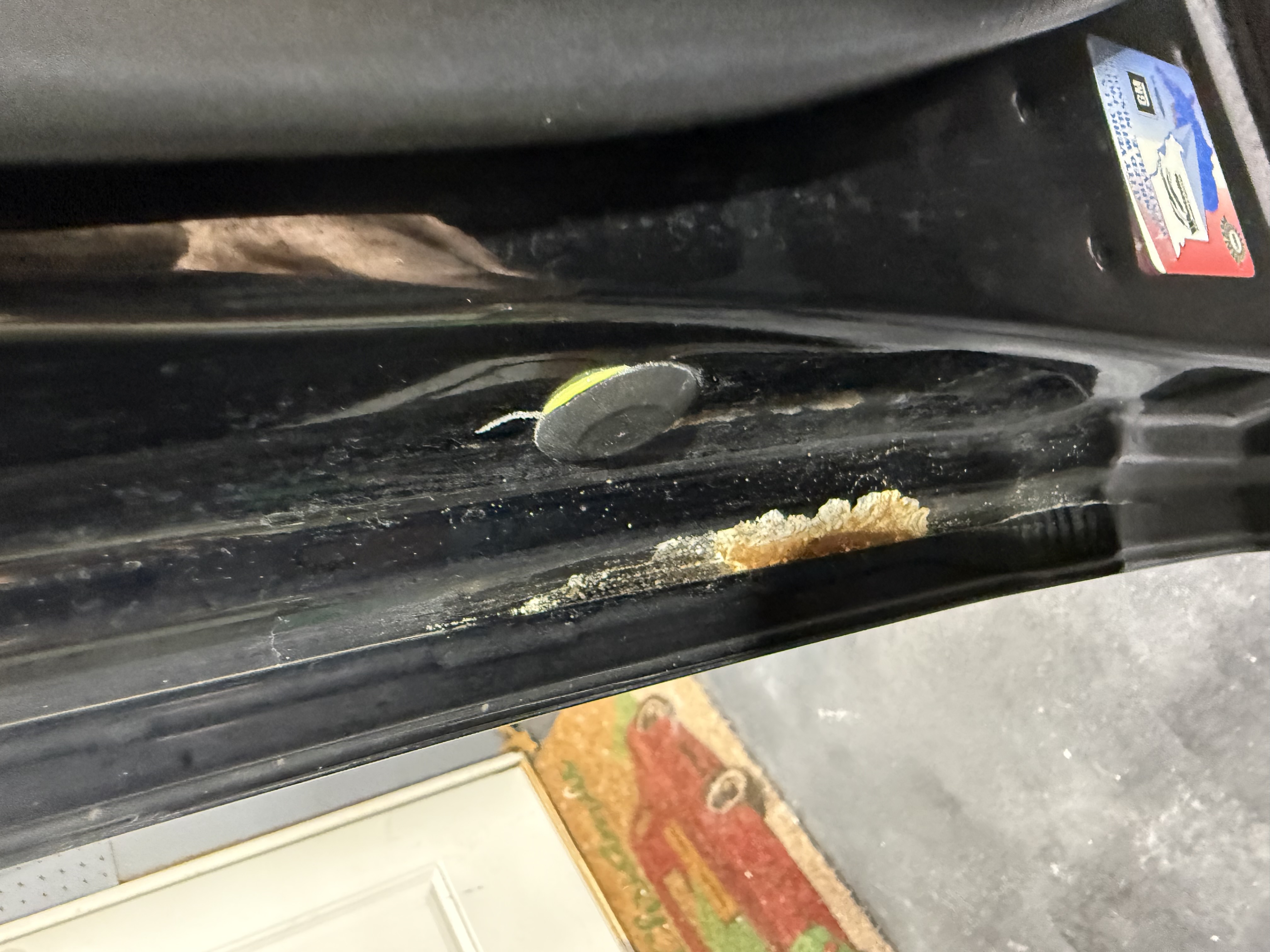 Door Jamb Corrosion - Before