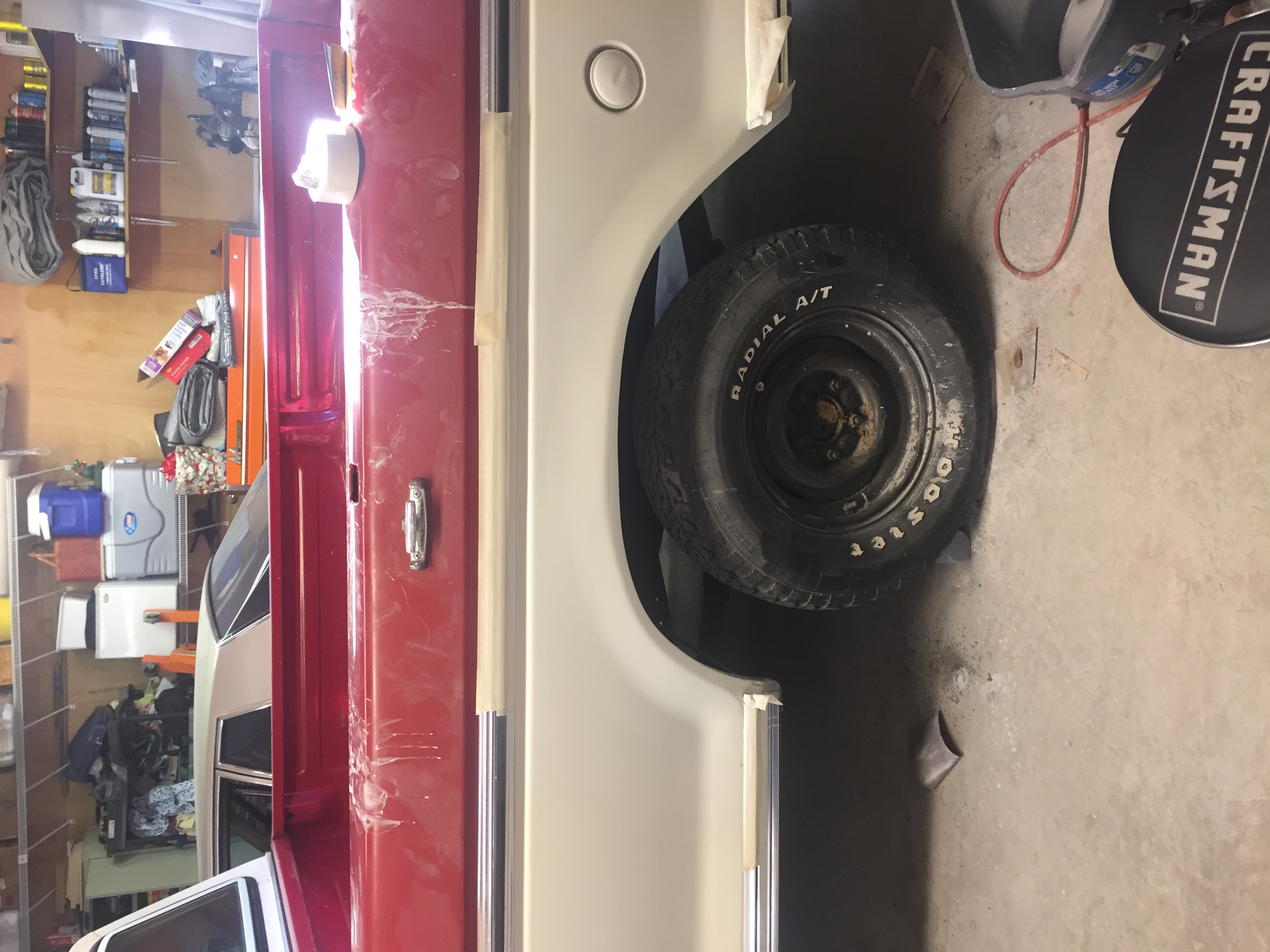 Truck Paint in Progress