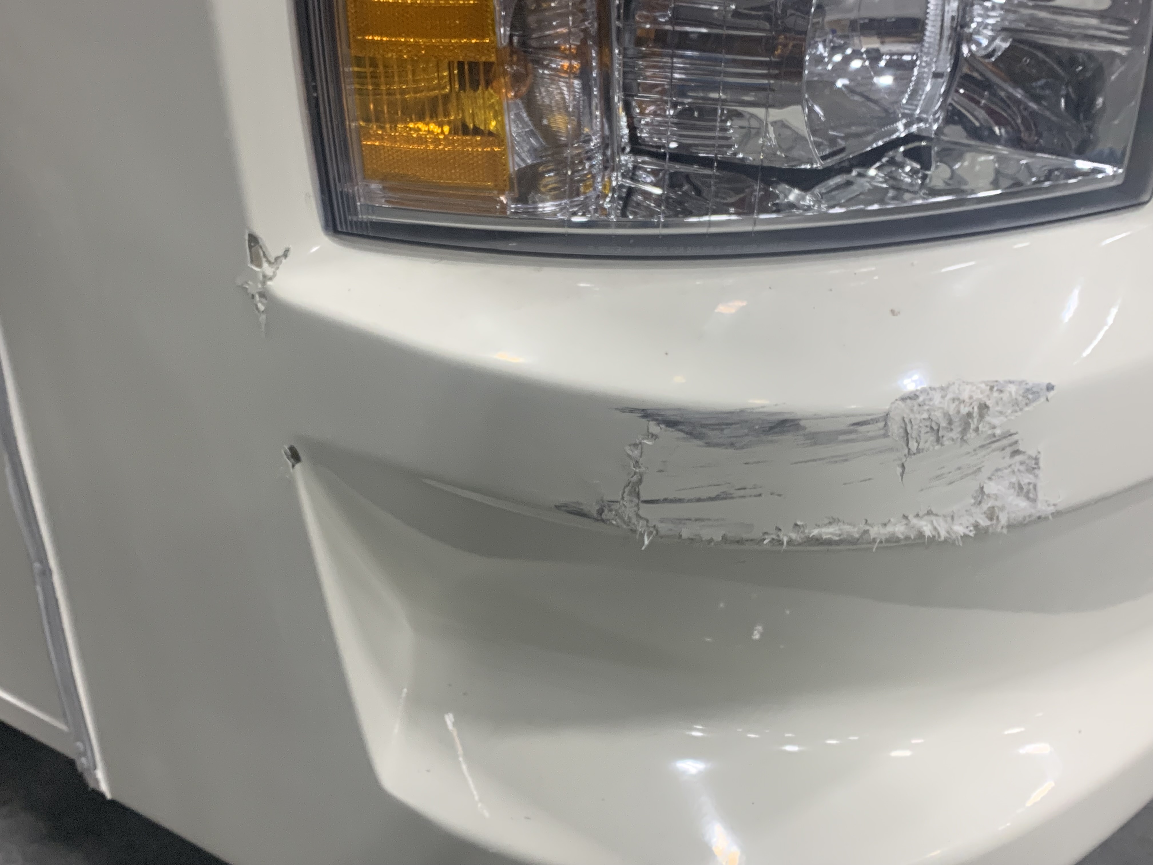 Bumper Scratch - Before