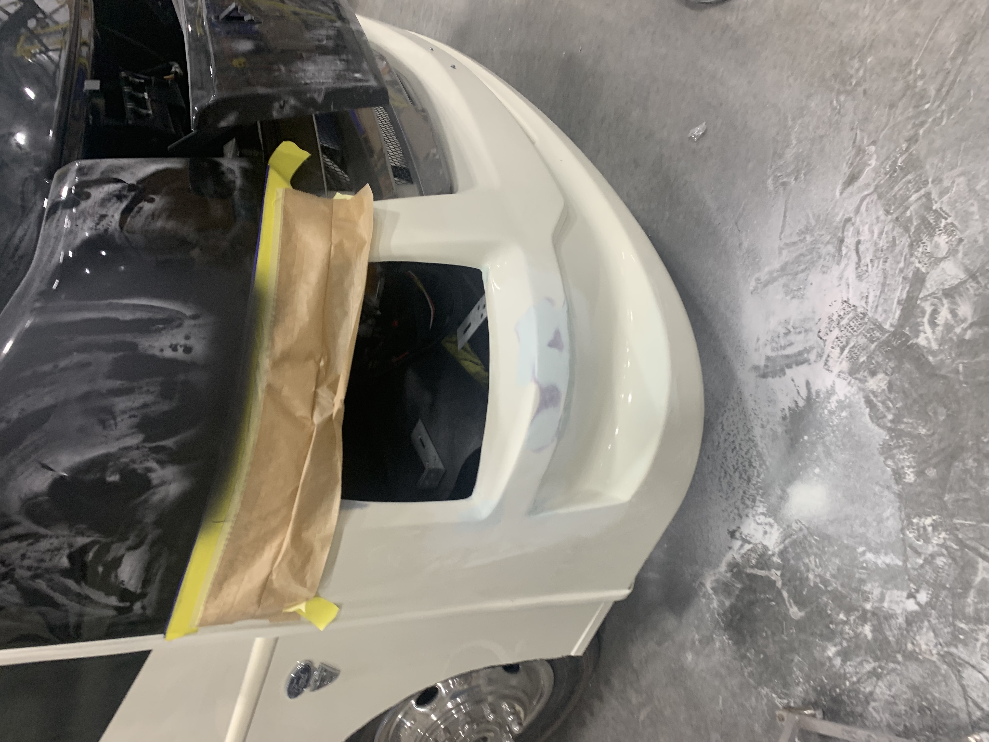RV Bumper Paint - In Progress